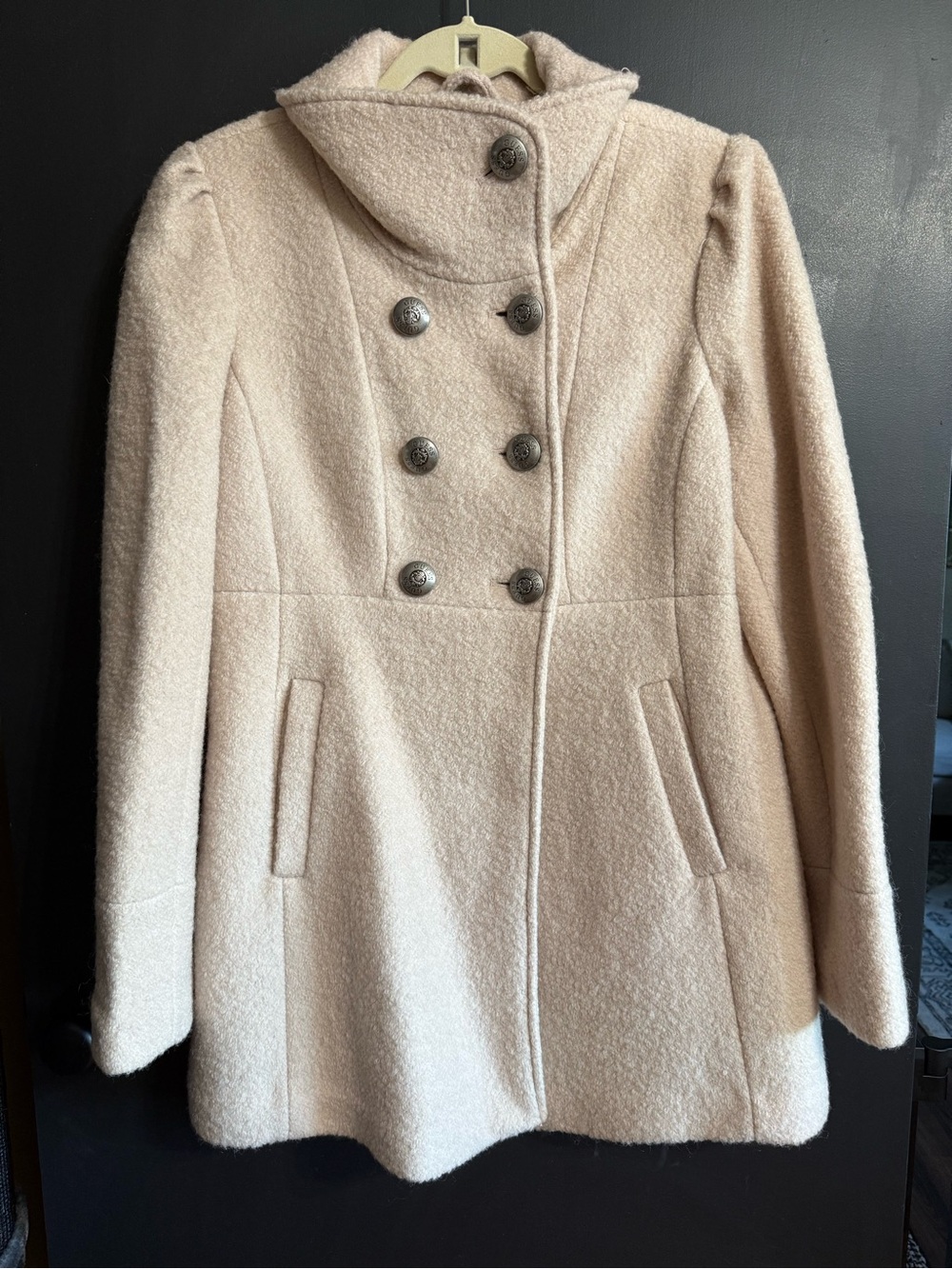 Womens soft light pink Peacoat Jacket